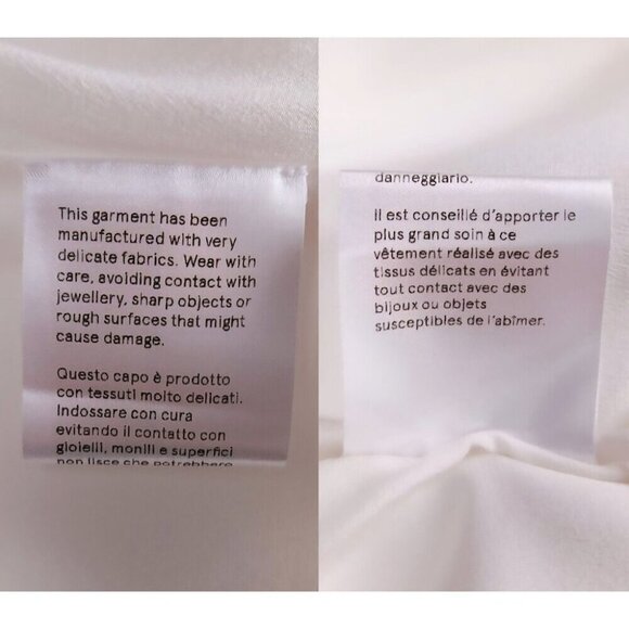 Stella McCartney Lara Stretch-Cady Gown Size 42 US 6 S White Womens $3470 - Picture 15 of 16